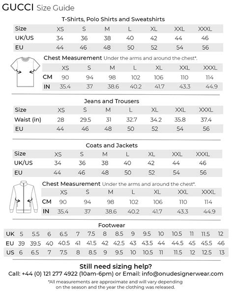 gucci shirt size 42 conversion|Gucci size chart 2022.